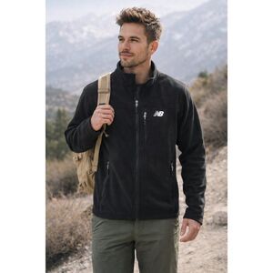 New Balance Black Men’s Jacket Size S Full‑Zip Lightweight Activewear Coat Gorp